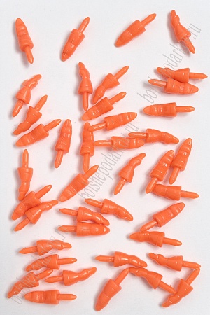 Фурнитура &quot;Носик-морковка для игрушек&quot; 18*8 мм (50 шт) SF-3084